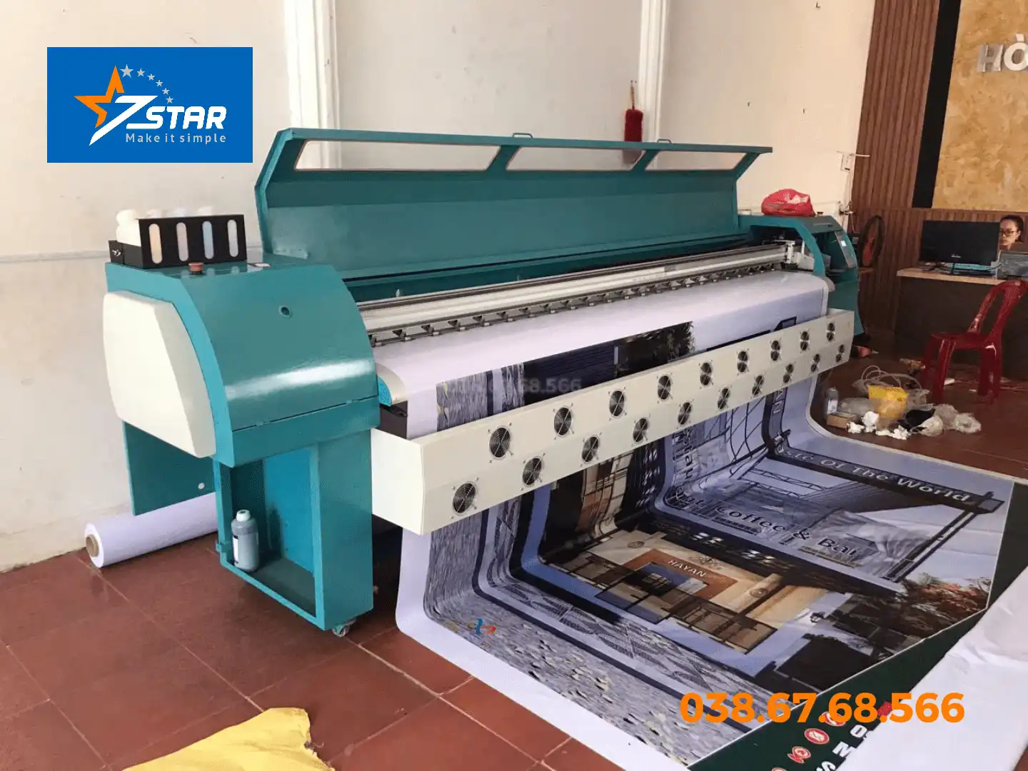 INFINITY 2022 - Máy In Bạt Khổ Lớn 3m2 cũ - Dịch vụ nâng cấp máy in đã qua sử dụng